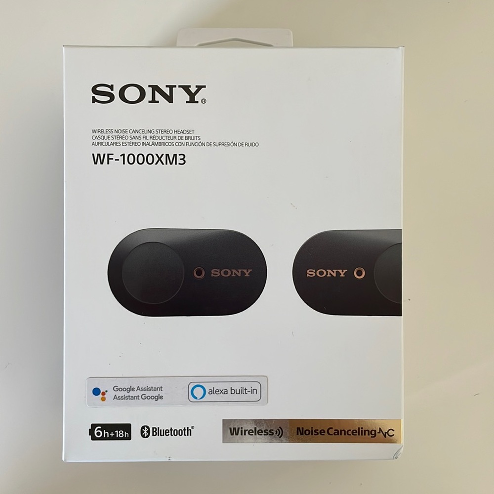 Sony wireless noise canceling stereo earbuds